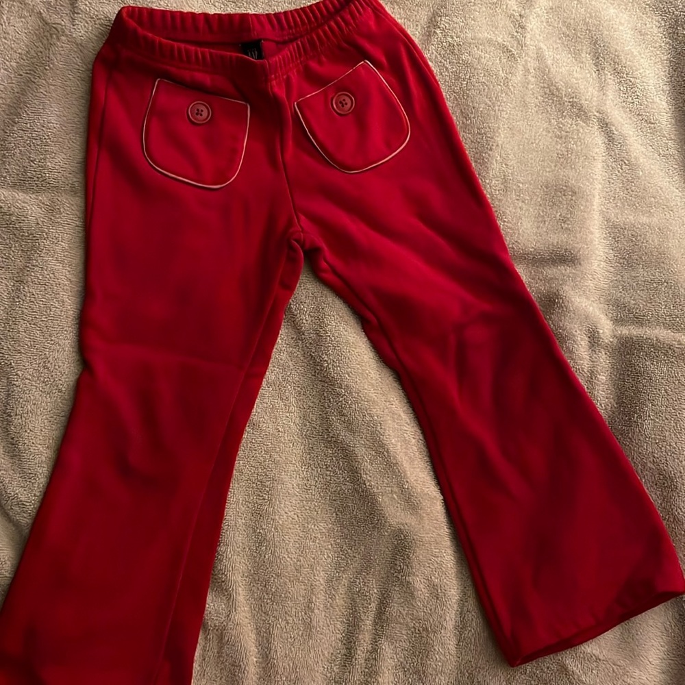 Gap baby toddler red pants